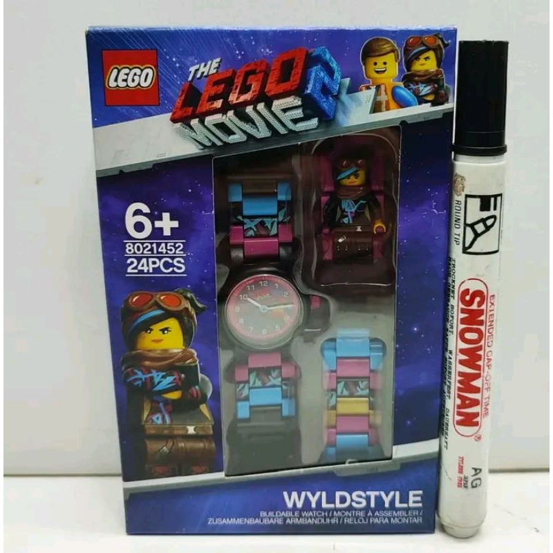 jam LEGO Movie 2 Wyldstyle Kids Buildable Watch jam tangan karakter original CWUwipDSD #lego #jam #i
