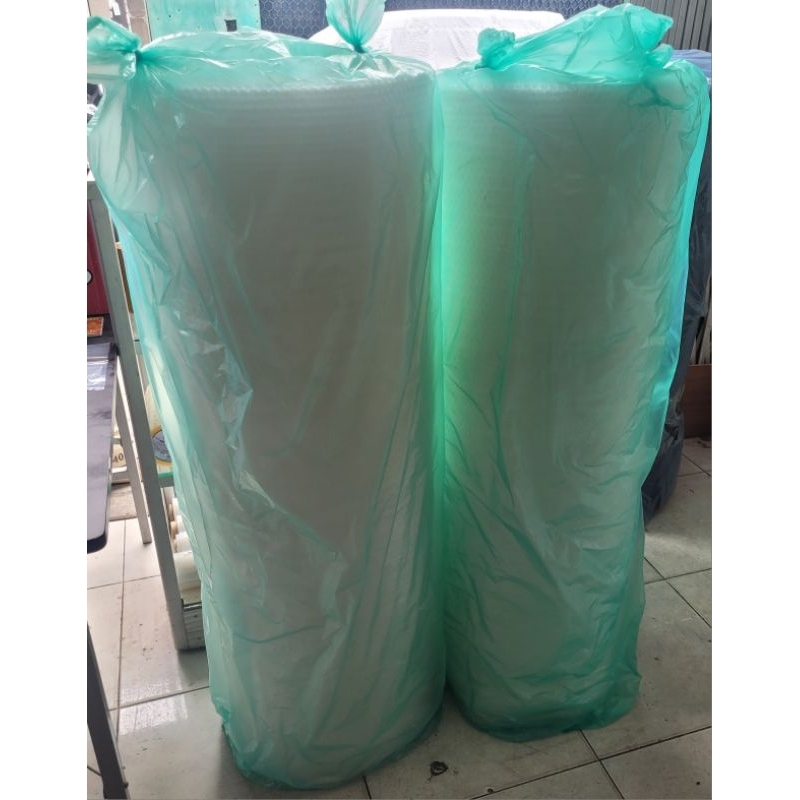 

BUBBLE WRAP ROLL BENING BUBBLE WRAP PUTIH TEBAL 125CM X 50CM UKURAN 2.2KG