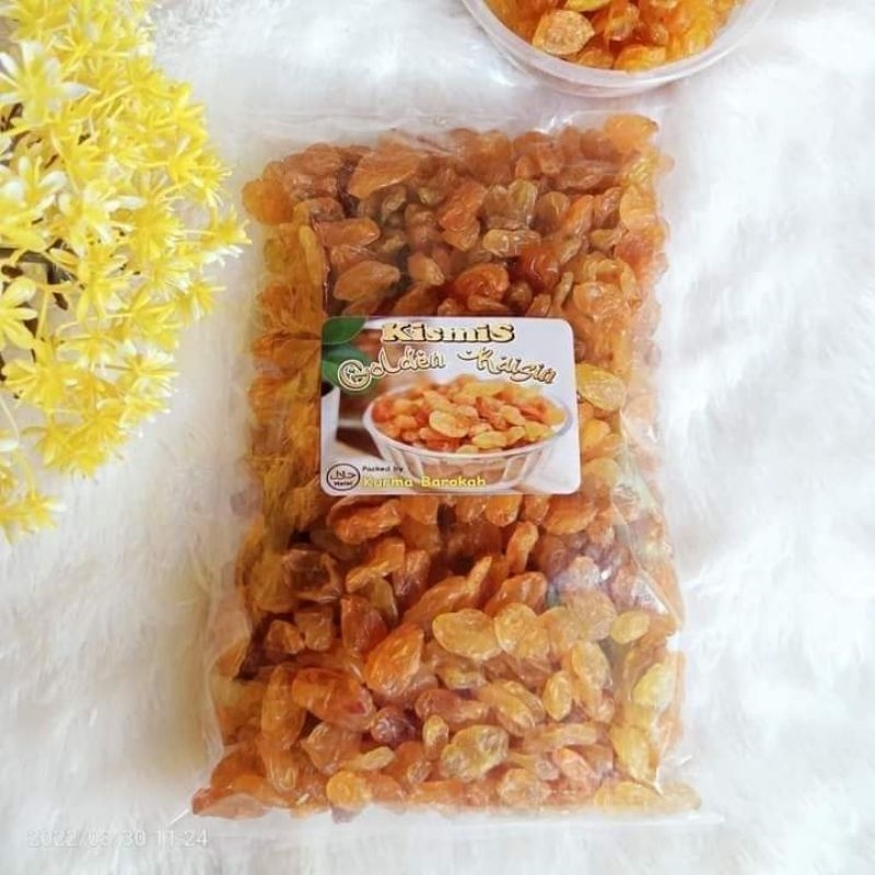 

KISMIS ASAM MANIS ORIGINAL GOLDEN RAISIN UKURAN 250 GRAM , 500 GRAM & 1 KG - OLEH-OLEH HAJI & UMROH