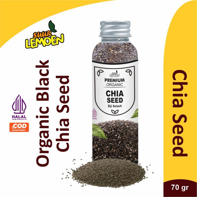 

Biji Chia Seed Organik 150 gram / Black Chia Seed Premium Untuk Diet By Suur Lemoen ID