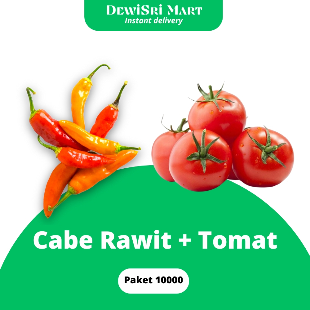 

Cabe Rawit + Tomat Paket 10000 - Dewi Sri Mart