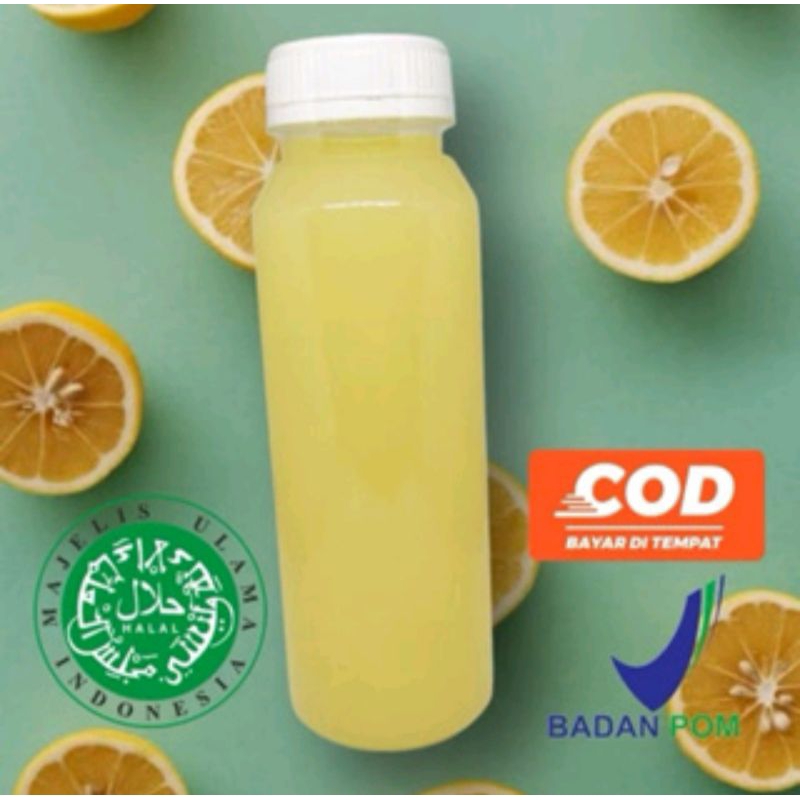 

SARI LEMON BOTOL POLOS 250 ML, 500 ml, 1 liter + BPOM + HALAL + FRESH + TANPA CAMPURAN APAPUN