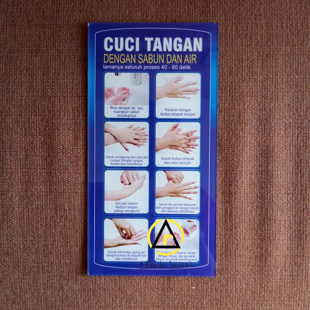 

Akrilik Cuci Tangan dengan Sabun dan Air - CTPS - Cara Cuci Tangan Yang Benar