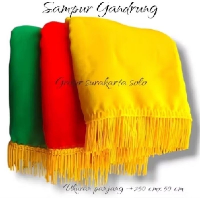 selendang tari gandrung/selendang tari remo/selendang tari rumbai/selendang tari gombyok/sampur tari