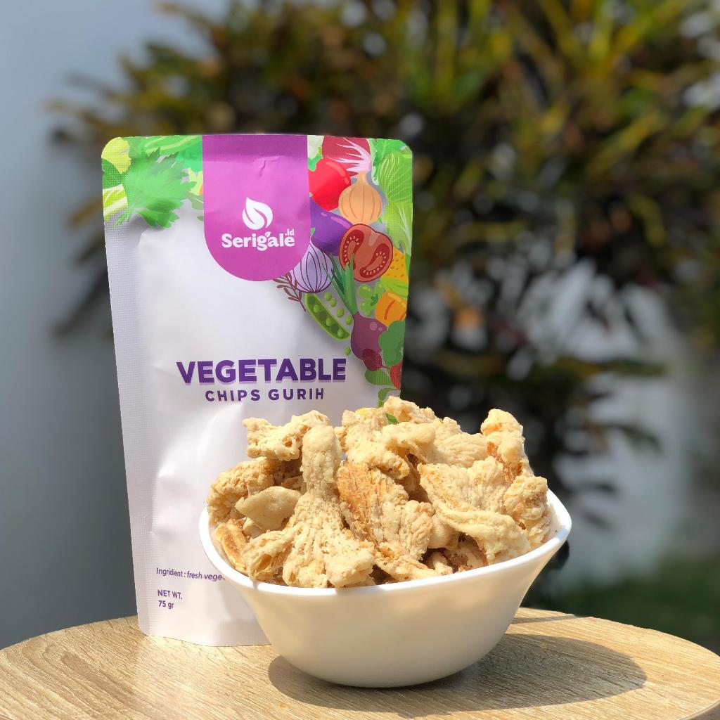 

Serigale Keripik Jamur Tiram Putih Oyster Mushrom Chips, Kemasan Standing Pouch, Camilan Diet Sehat