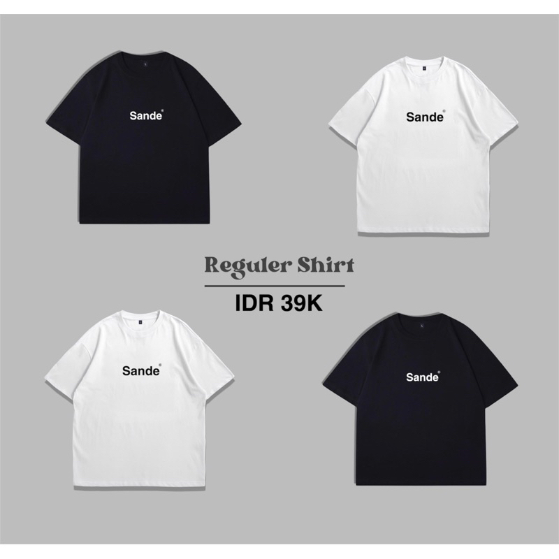Baju Kaos Distro Reguler Baju Kaos sande Baju Kaos hitam