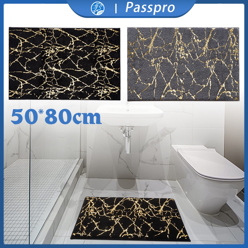 Keset Kamar Kesed Keset Anti Slip Bulu Kamar Mandi Menyerap Air 50x80cm