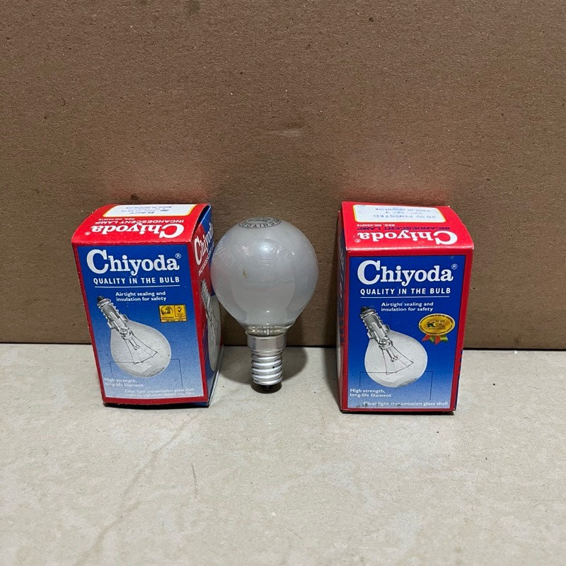 BOHLAM PIJAR LAMPU  BULAT PING PONG E14 E 14 15w 25w WATT CHIYODA