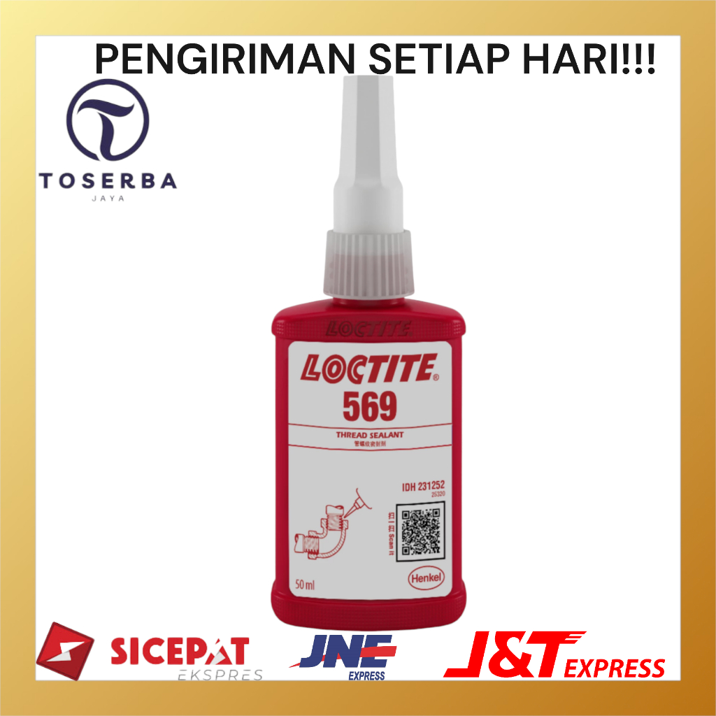 

LOCTITE 569 50ML ORIGINAL - LOCTITE 569 THREAD SEALANT 50 ML