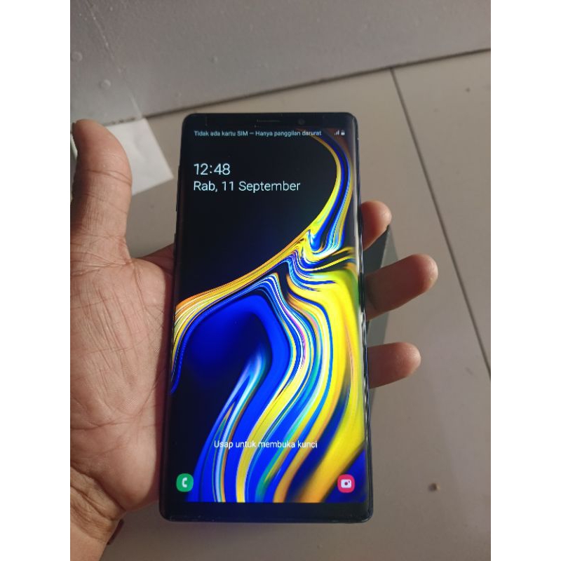 samsung GALAXI NOTE 9 SEIN no minus