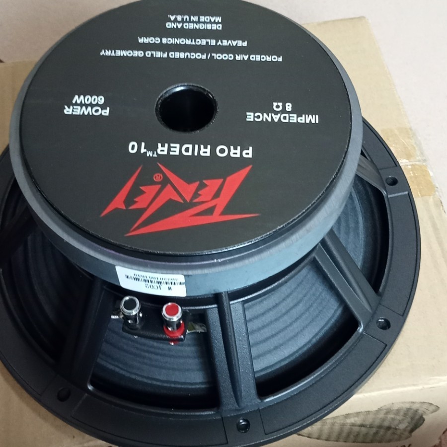 SPEAKER PEAVEY 10 INCH PRO RIDER 600 WATT KOMPONEN Speaker