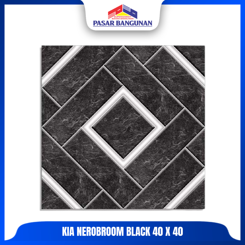 KIA Keramik Nerobroom Black 40x40