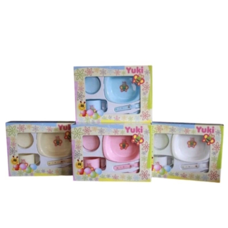 YUKI Gift Baby Set Alat Makan / Feeding Set-Set Alat Makan Bayi