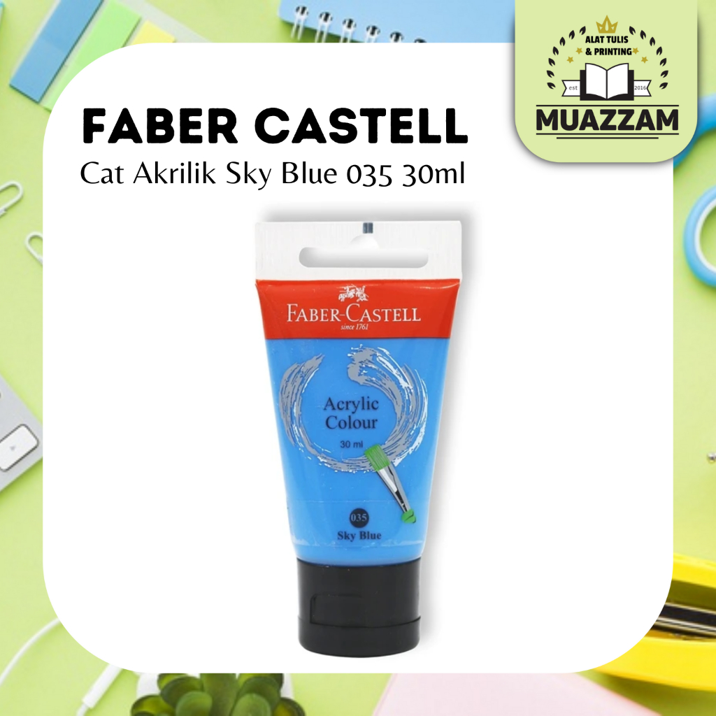 

Faber Castell Cat Akrilik Sky Blue 035 30ml