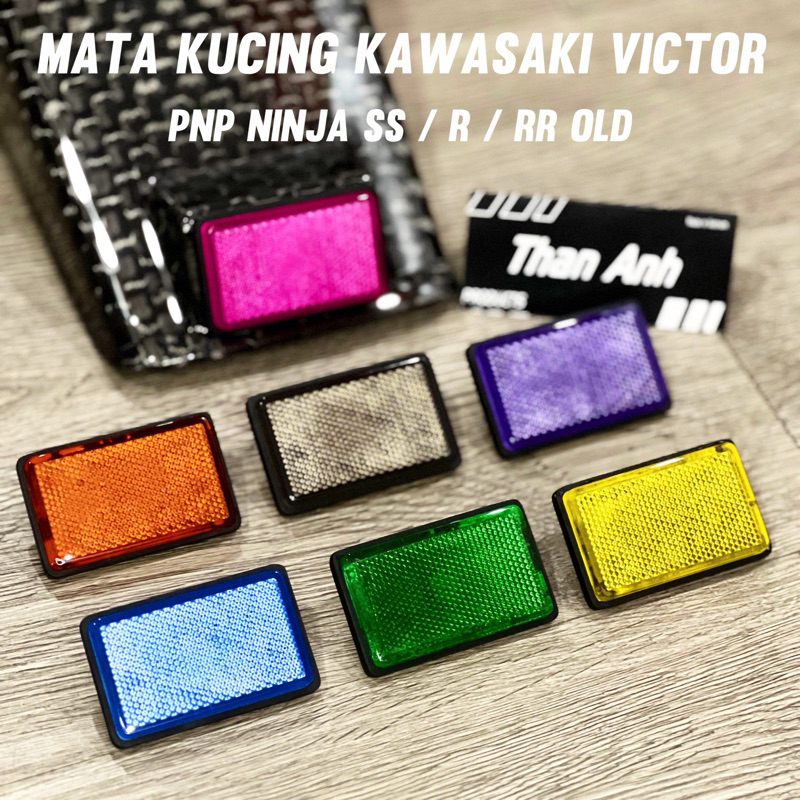 MATA KUCING WARNA KAWASAKI VICTOR PNP NINJA SS R RR OLD NEW CBU KIS NINJAR150 CNC UNGU OREN SMOKE HI