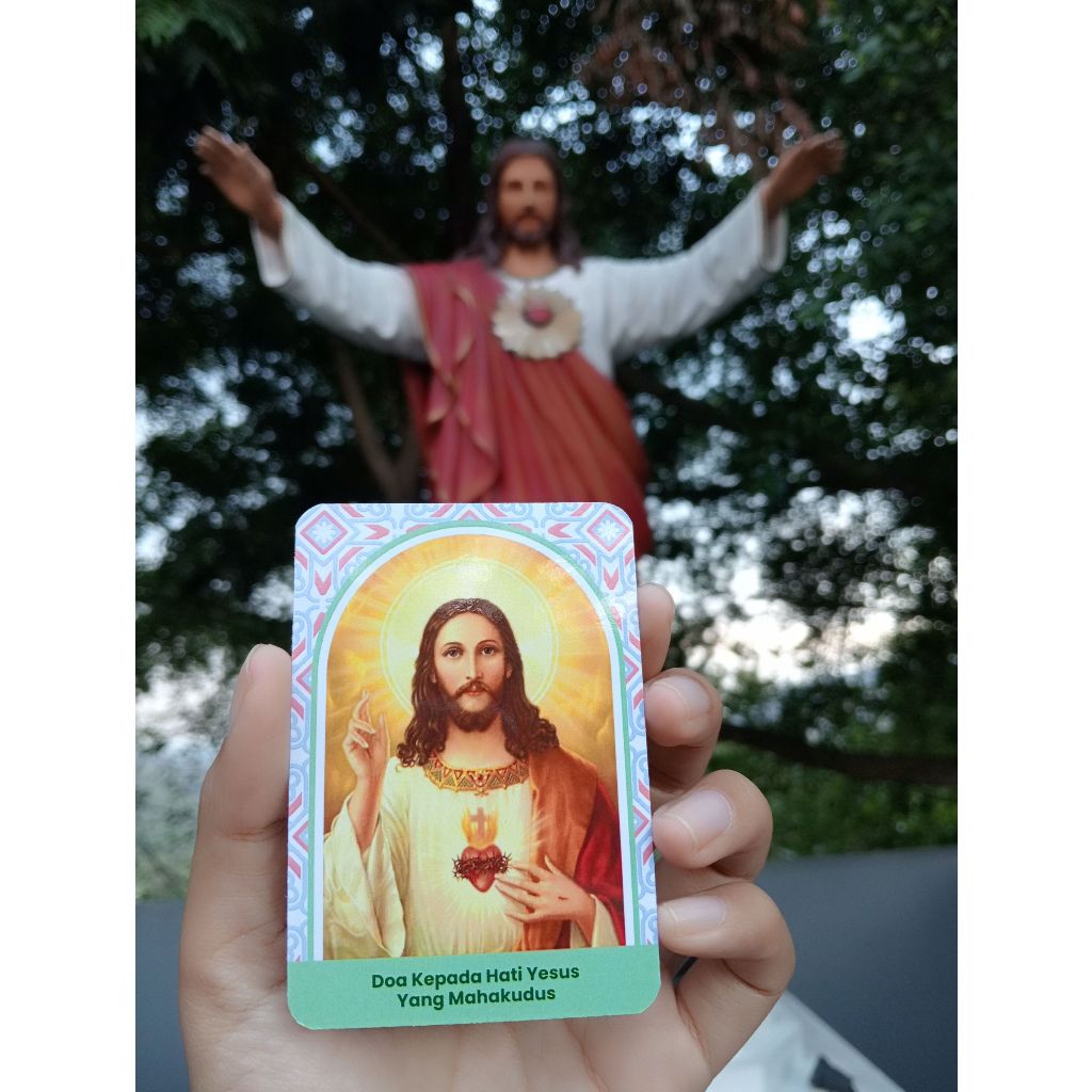 Helle_Bore Kartu Doa Katolik-In Nomine Patris Et Filii Et Spiritus Sancti/ Devosi Katolik/ Devosi