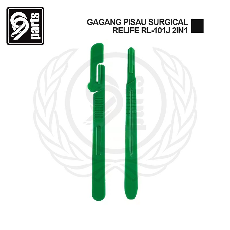 99P - Gagang Pisau Surgical RL-10J 2IN1 For Relife / Gagang Pisau Ic Blade CR3 / CR4 RL-101J For Rel