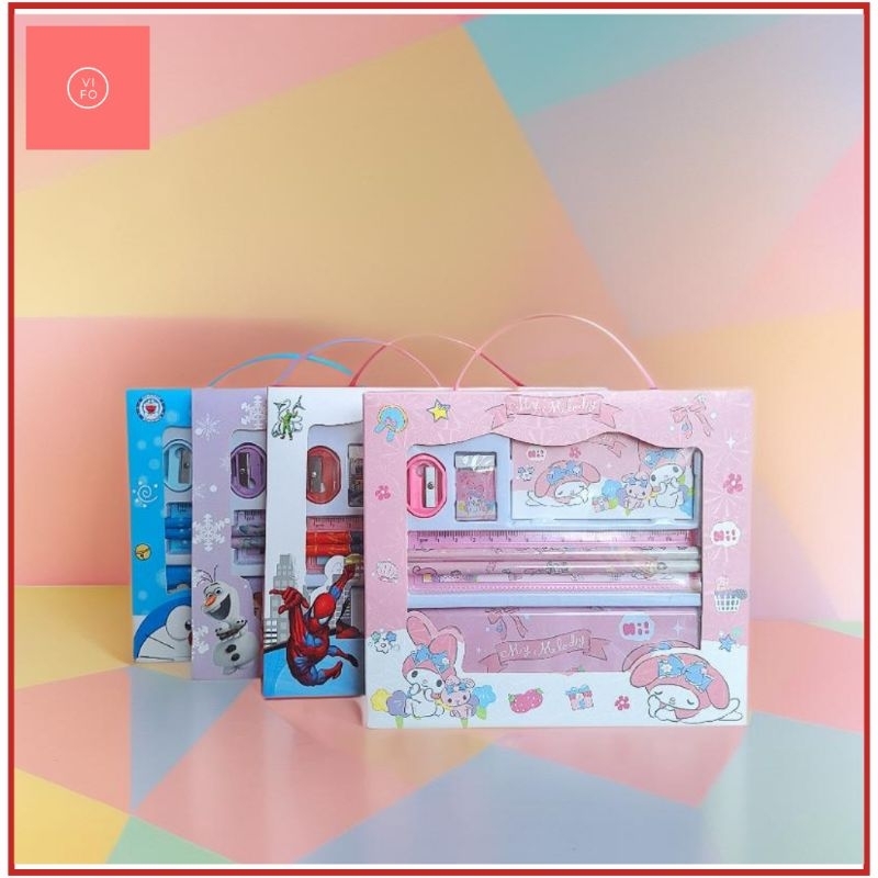 

Stationery Set Alat Tulis Anak Lengkap 6in1