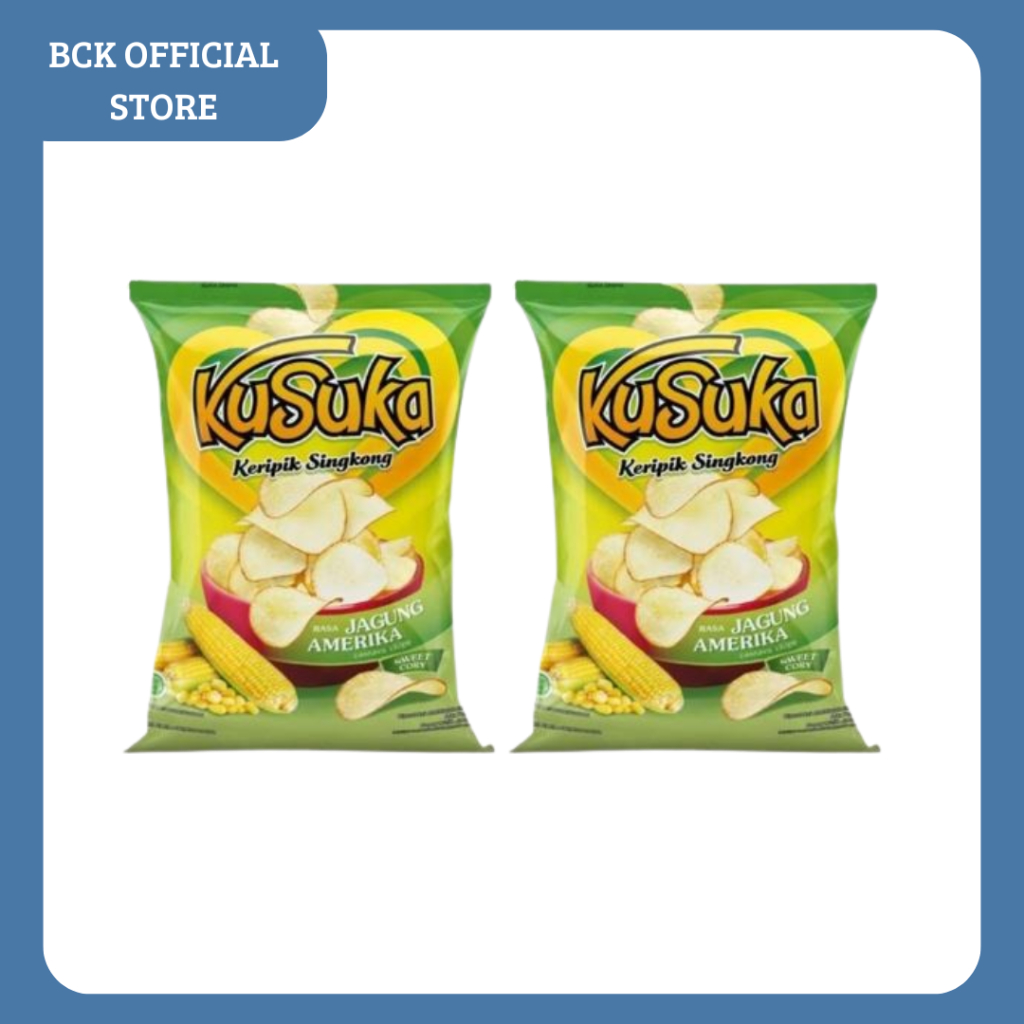 

Kusuka Keripik Singkong Rasa Jagung Amerika 10*20gr (renteng)