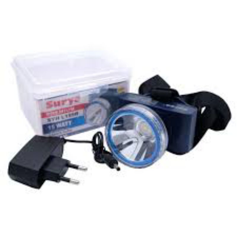 - Senter Kepala Surya  / Headlamp Lampu Kepala 15W