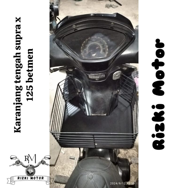 MODEL BARU keranjang honda supra x 125 DD R bagasi tengah supra x 125 R Doble diks rak tengah supra 