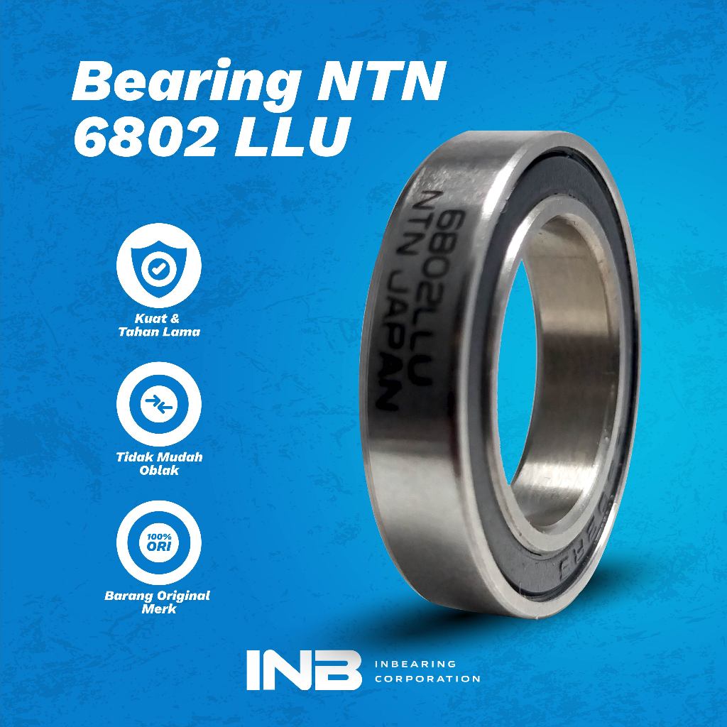 Laker Bearing 6802 LLU NTN Bearing Laker Conrod Arm Vixion Unitrack Vixion Old INB Original NTN