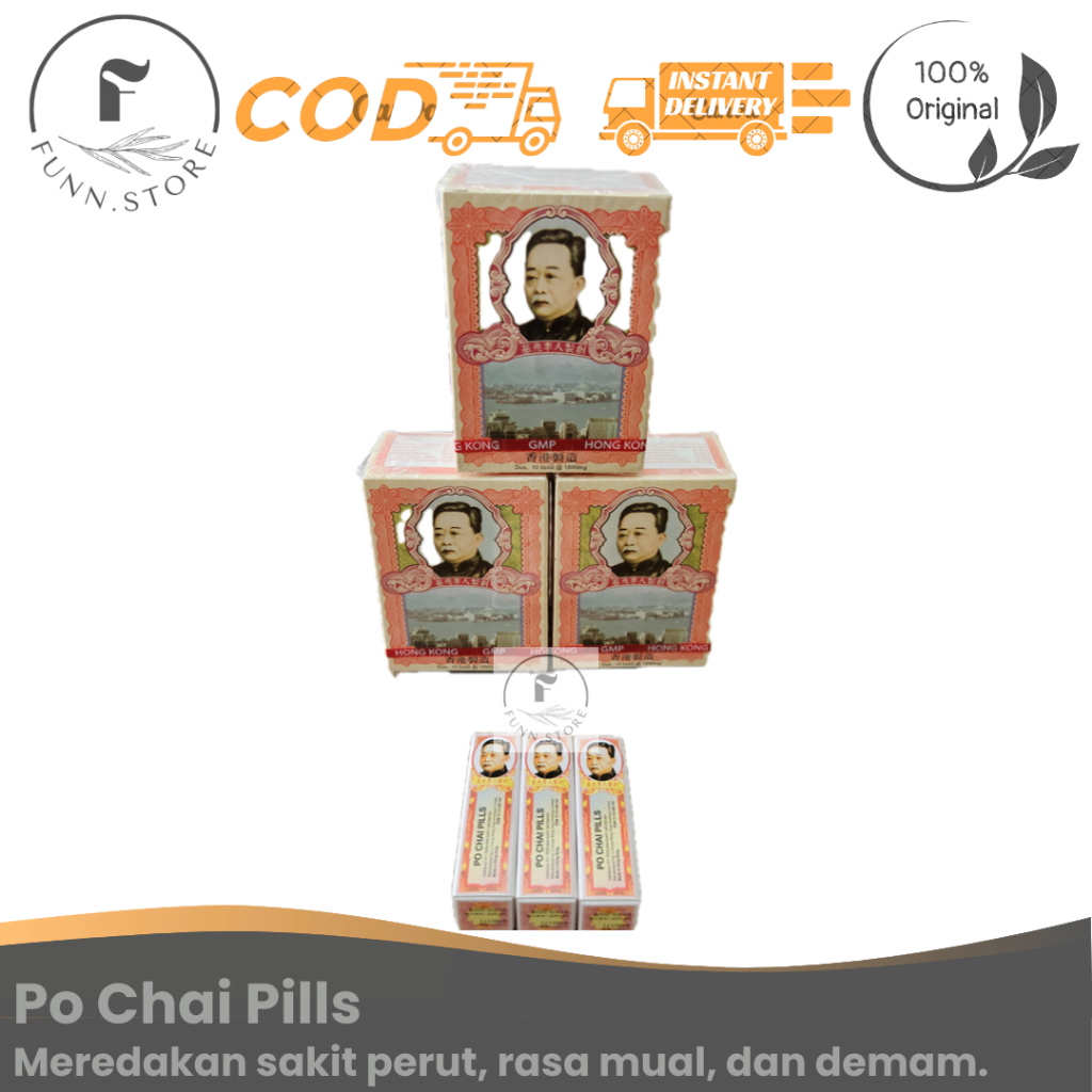 

Po Chai Pills - Obat Sakit Perut, Muntah, dan Gangguan Pencernaan