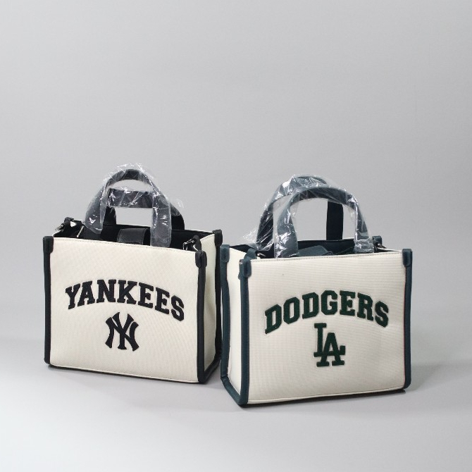 MLB Mini Tote Bag In Beige Slingbag Tas Fashion Wanita Original Branded Hype