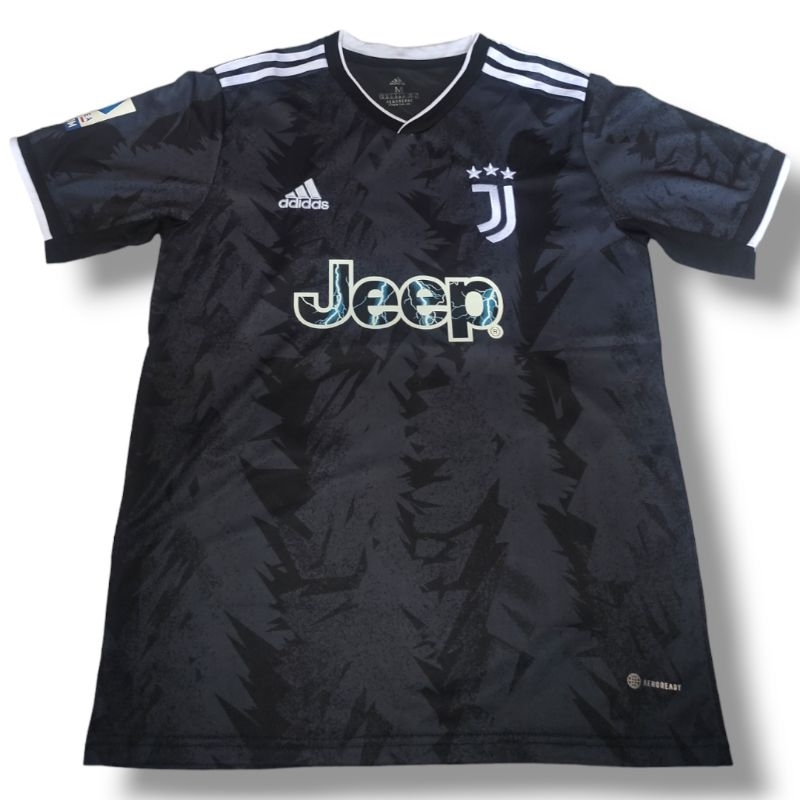 Jersey Juventus away 2022/2023 + nameset Di Maria + Patch Serie A