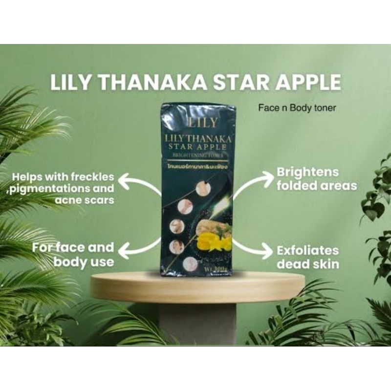 TONER LILY THANAKA STAR APPLE (Thailand Original)