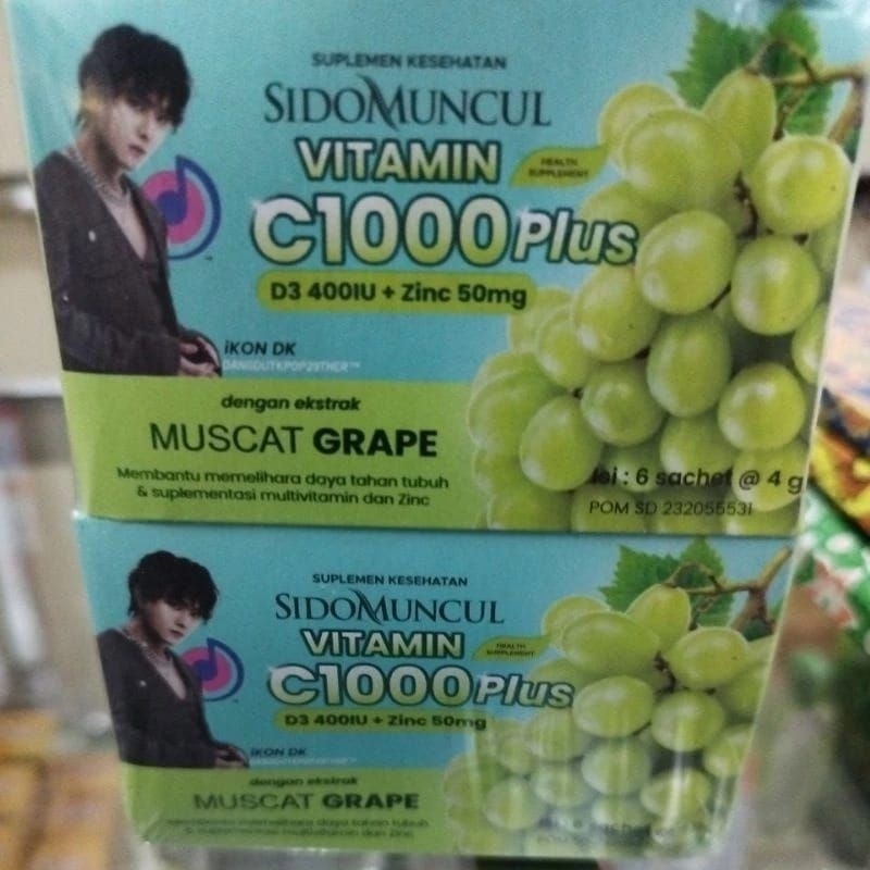 Vitamin C1000 sidomuncul D3 400iu + Zinc