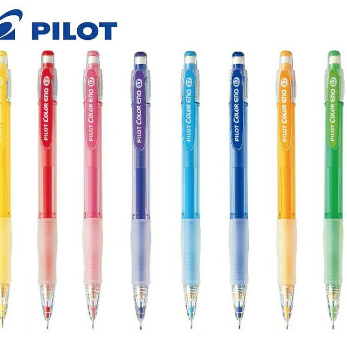 

ORIGINAL PRODUK Pensil Mekanik Color Eno 7mm Warna Warni 1Pcs Mechanical Pencil Pilot HCR197