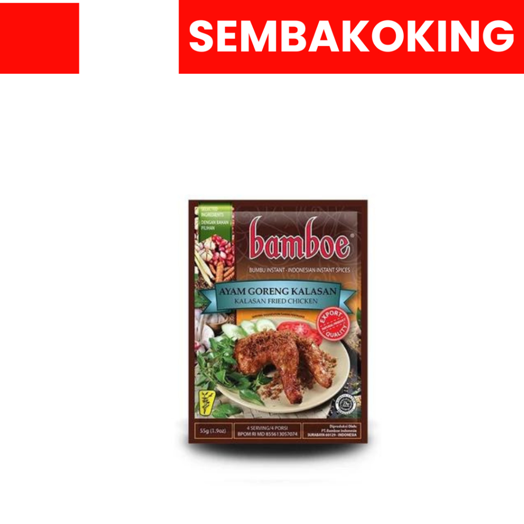 

BAMBOE AYAM KALASAN GORENG BUMBU INSTAN