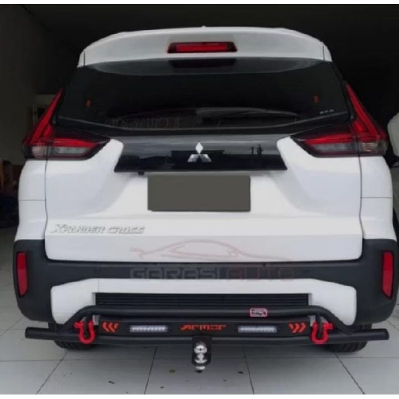 Towing Bar Xpander Sport Cross Bumper RHINO ARMOR Tanduk Belakang Besi