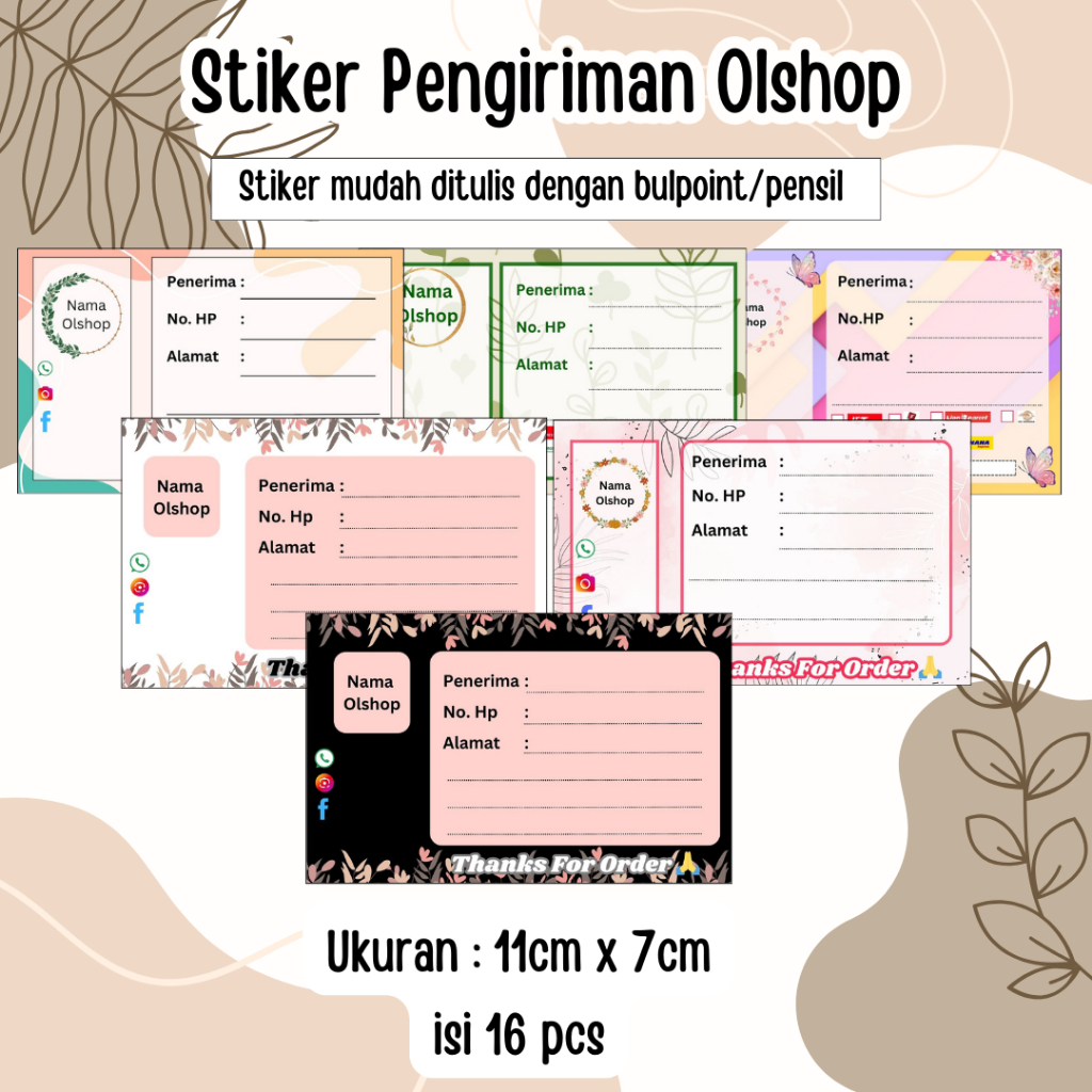 

STIKER PENGIRIMAN OLSHOP-STICKER ALAMAT PENGIRIMAN OLSHOP CUSTOM-LABEL ALAMAT PENGIRIMAN OLSHOP CUSTOM-STIKER LABEL PENGIRIMAN OLSHOP