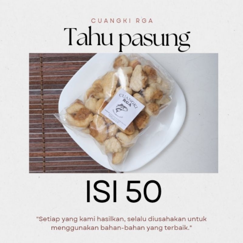 

Cuankie tahu pasung renyah isi 50 pcs