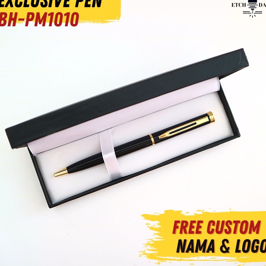 

Pulpen Promosi Custom Free Cetak Nama dan Logo Pulpen Souvenir Merchandise Exclusive Pen BHPM11