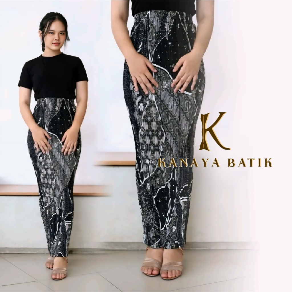 Rok Plisket Batik/ Bawahan Kebaya/ Rok Batik/ Rok Kebaya / Bawahan Kebaya Wisuda Modern / Rok