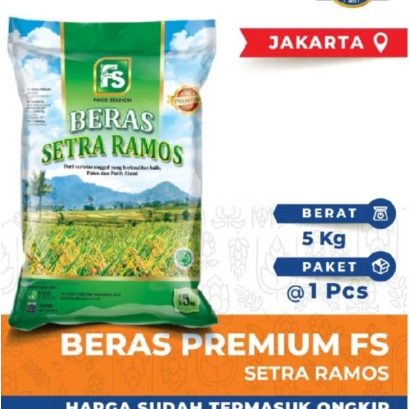 

BERAS PREMIUM FS SETRA RAMOS PULEN 5KG