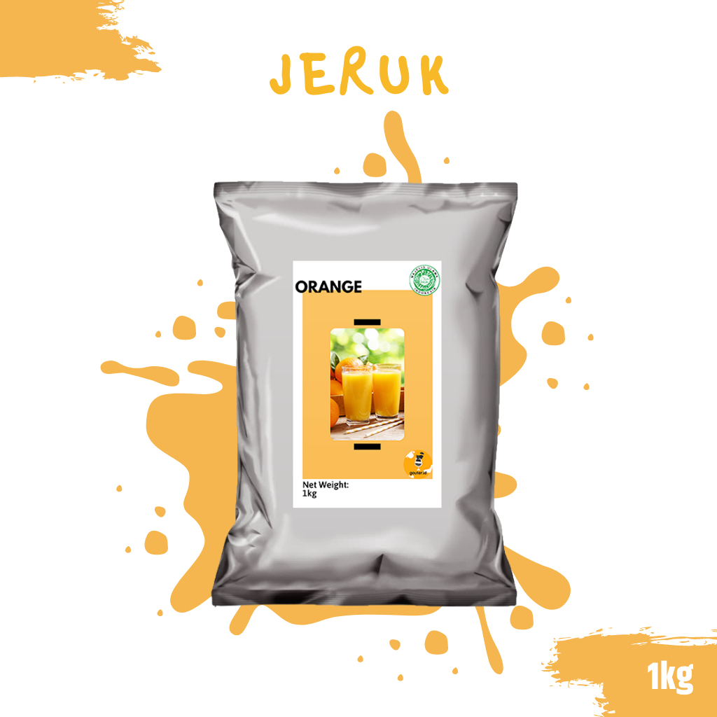 

BUBUK MINUMAN RASA JERUK 1KG / SERBUK MINUMAN ANEKA RASA / BUBUK MINUMAN KEKINIAN