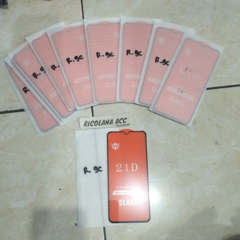 TEMPERGLASS TG FULL REDMI 9C GROSIR MURAH REDMI 9C PELINDUNG LAYAR HP REDMI 9C