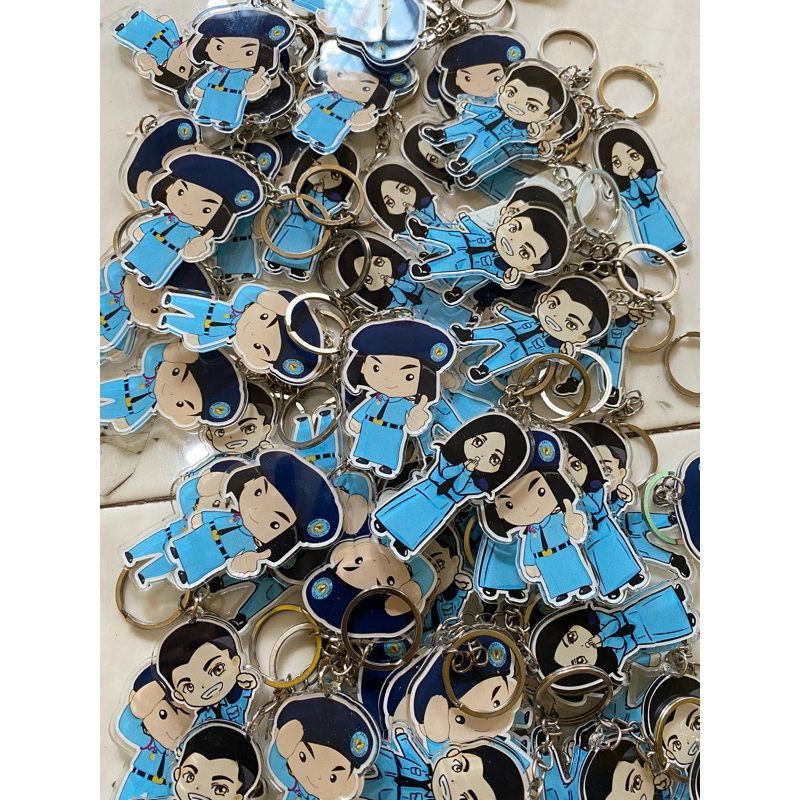 Gantungan Kunci Akrilik Custom Print UV | Keychain Custom Gambar | Ganci Custom Akrilik
