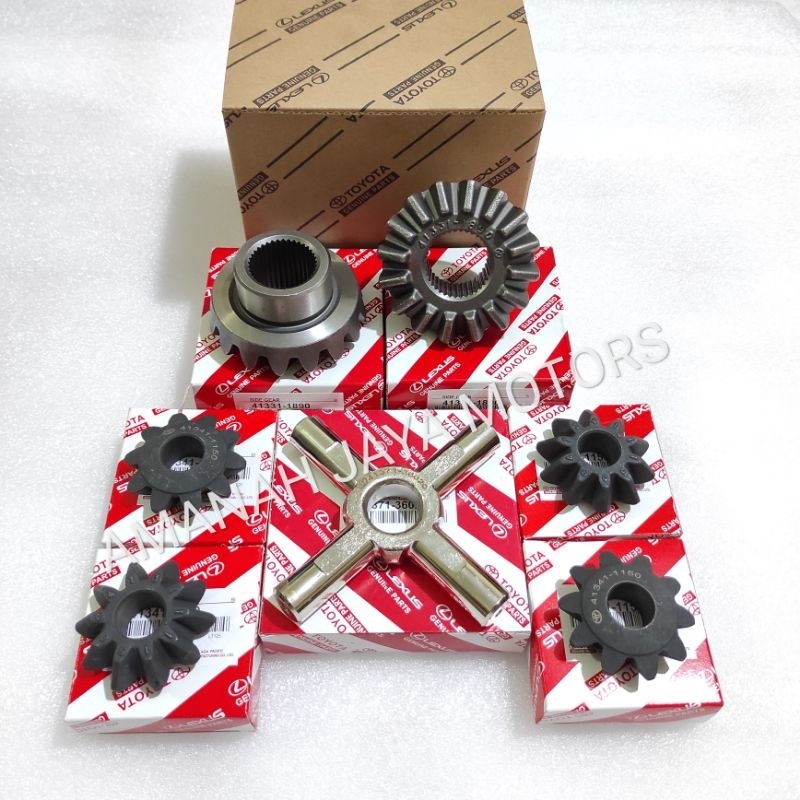 gigi bolu set gigi satelit gardan dyna toyota lt125 dyna 125lt komplit