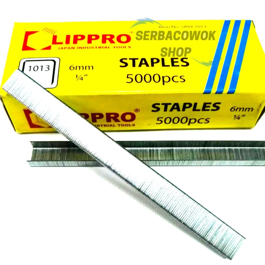 

TERJAMIN Lippro Isi Staples Tembak Jok 8 mm 5 pcs Termurah Berkualitas