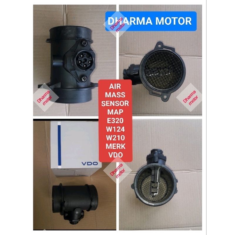 AIR MASS SENSOR MAP E320 W124 W210 merk VDO FLOW AIRMASS MERCEDES BENZ DHARMA MOTOR