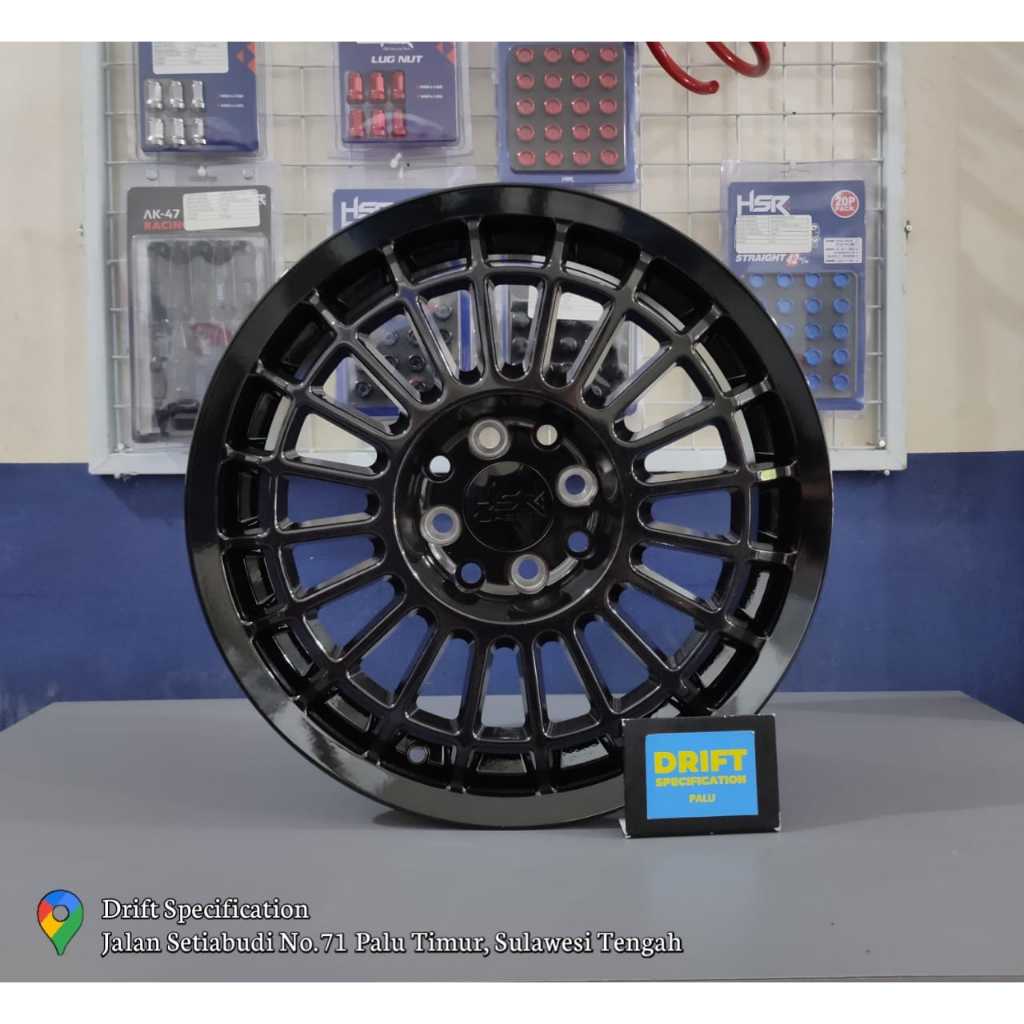 Velg Racing Mobil HSR FUTBULS R14 untuk Brio, Agya, Avanza, Ignis, Calya