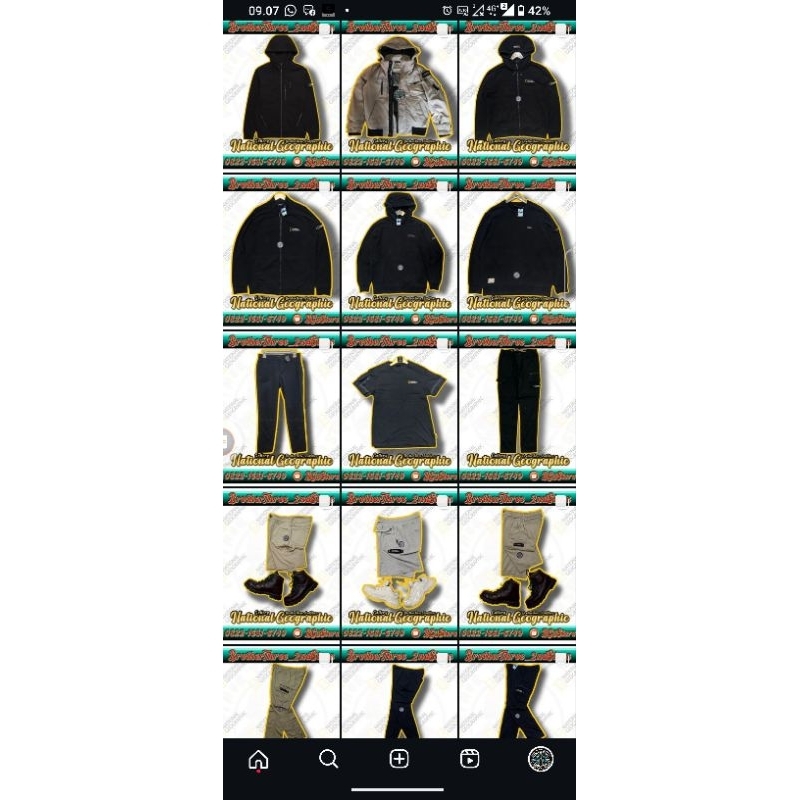 CELANA NATIONAL GEOGRAPHIC | CARGO NATIONAL GEOGRAPHIC | SHORT PANTS NATIONAL GEOGRAPHIC | LONG PANT