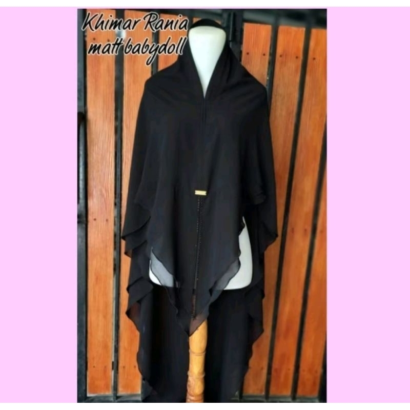 KHIMAR RANIA TEMBORO JILBAB CERUTY BABYDOLL MURAH