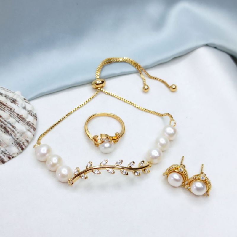 1 SET MUTIARA AIR TAWAR BERSERTIFIKAT, MUTIARA LOMBOK - 5