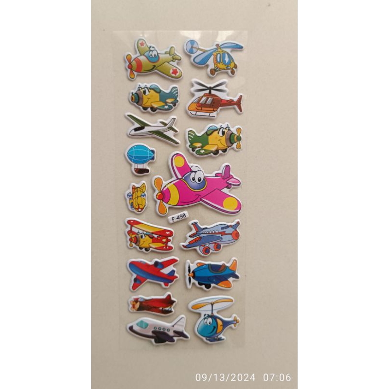 

Stiker timbul PESAWAT 7X19cm